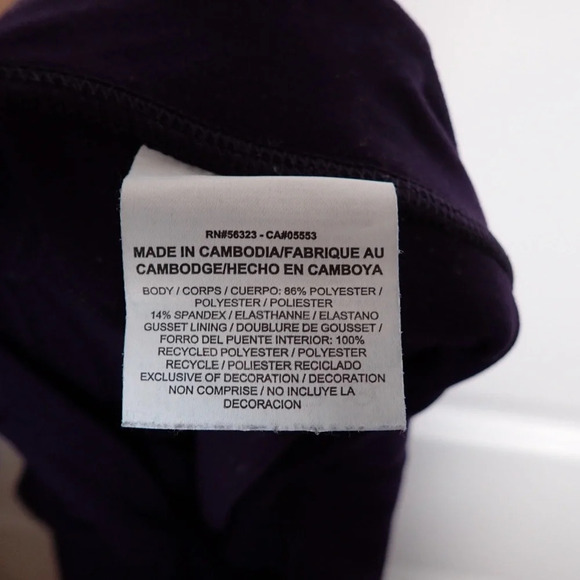 Nike Dri-Fit Women's Purple Reflective Running Shorts size L - Picture 11 of 12